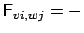 $\displaystyle {\sf {F}}_{vi,wj} = -$