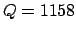 $ Q=1158$