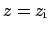 $ z=z_{\mbox{\scriptsize i}}$