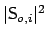 $ \vert{\sf {S}}_{o,i}\vert^2$