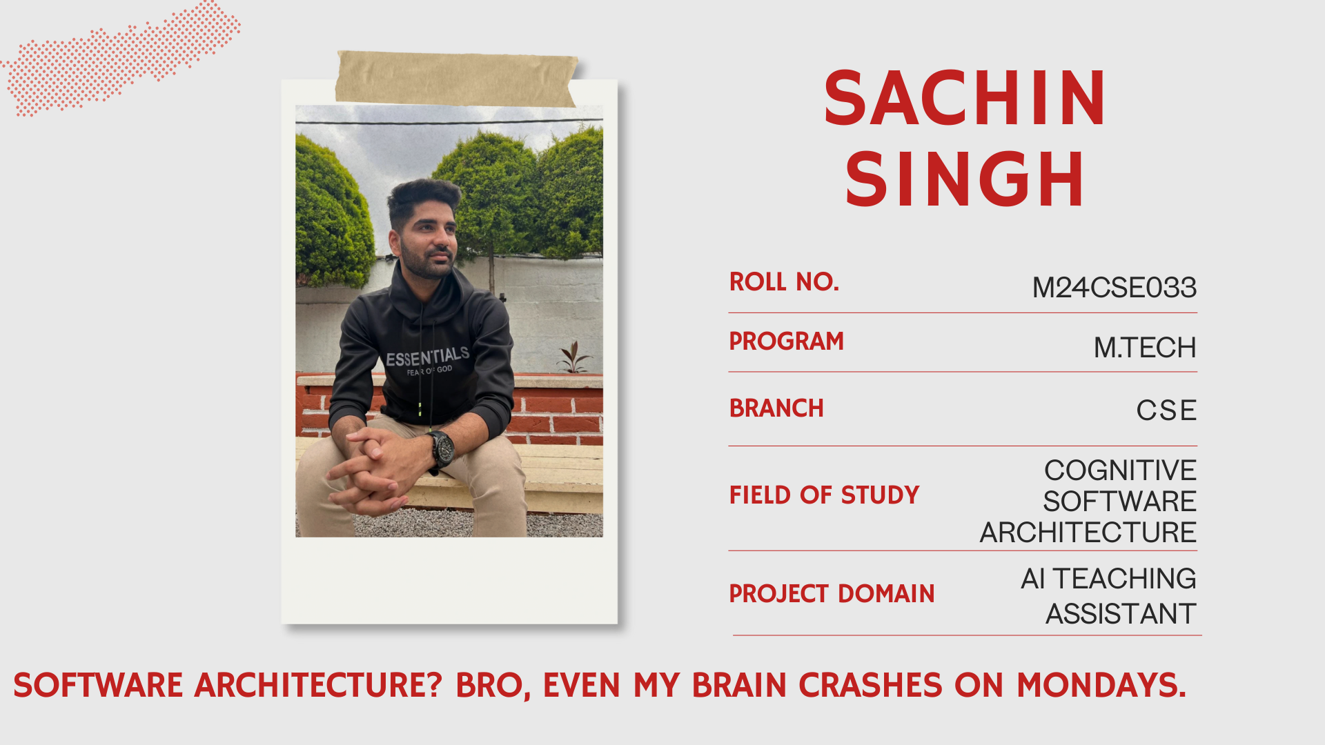 Team member profile card