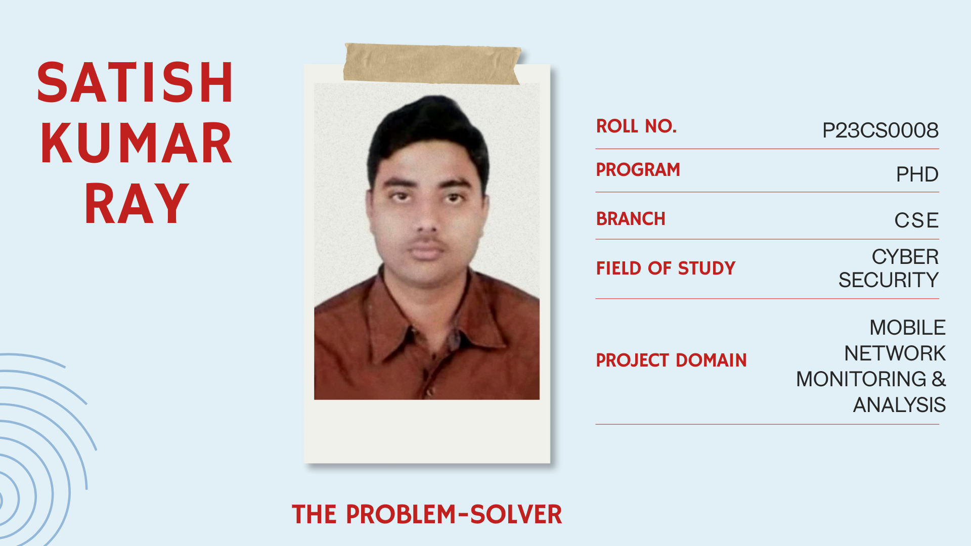 Team member profile card